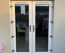 French doors & Utility window