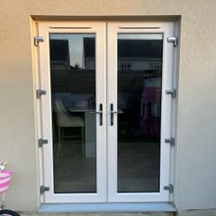 French doors & Utility window