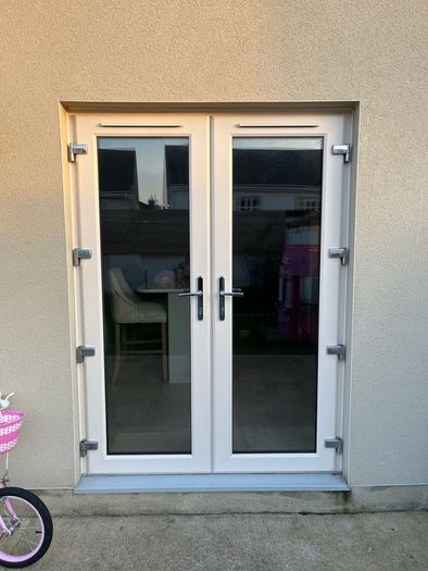 French doors & Utility window