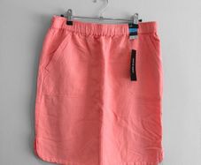 New Dunnes Stores Coral Linen Skirt