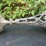 Vintage Art Nouveau Ornate Pierced Filigree Flower Vase Antique Silver Tone H-11" Image 9