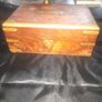 A Beautiful Old Brass and Wooden Jewellery Storage Box Image 2