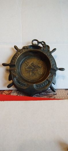 Antique Bronze Ashtray