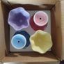 Set of 4 retro ice cream/desert bowls Image 2