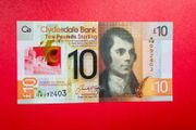 Scotland  10 Pounds  2017 Pick  229 UNCIRCULATED ) Commemorative Issue . Polymer / Plastic .