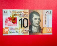 Scotland  10 Pounds  2017 Pick  229 UNCIRCULATED ) Commemorative Issue . Polymer / Plastic .