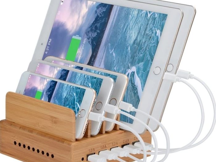 Bamboo Charging Station
