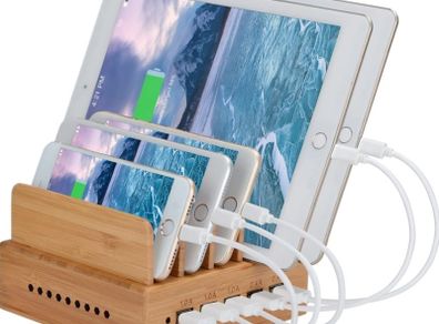 Bamboo Charging Station