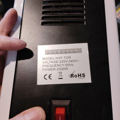 sunbeam heater hvf tor model