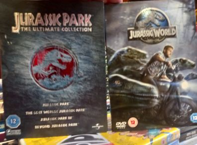 Jurassic Park 1-3 Ultimate Collection Dvd Boxset + Sequel Jurassic World