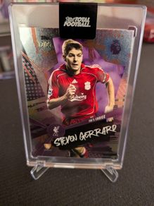 Steven Gerrard Liverpool FC Topps Total Football Fans Choice /25