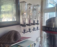 bar taps and cooler