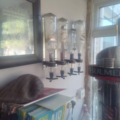 bar taps and cooler
