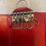 Vera Pelle Leather Key Wallet Image 5