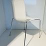 Canteen Chairs 3 white 1 orange Image 5