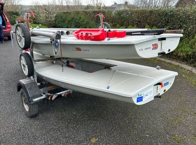 Laser boats x 2 for sale