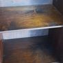 Antique English made By Harrison and Gibson Ilford very rare piece Bureau / Display case with original stained glass with brass fittings and locks. Circa 1930s beautiful Image 7