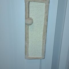 Cream Hanging Scratching Post