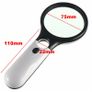 3 LED Light 45X Handheld Magnifier Reading Magnifying Glass Lens Jewelry Loupe Image 5