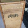 Vintage Rattan and Wood Tea Chest Storage Unit Image 5