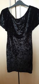 velvet black dress