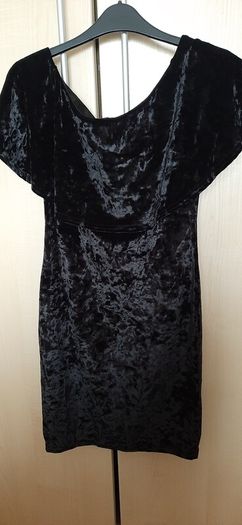 velvet black dress