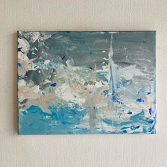 Original Art Irish Art Original Seascape Arctic aesthetic