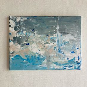 Original Art Irish Art Original Seascape Arctic aesthetic