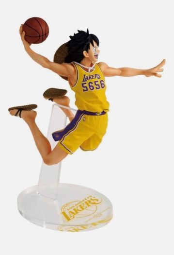 ONE PIECE x NBA Monkey D Luffy Los Angeles Lakers Master Stars Piece Figure