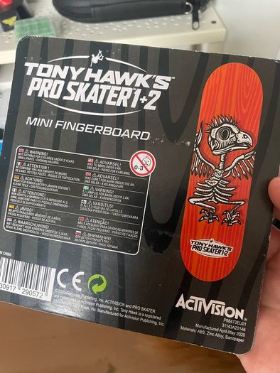 Tony Hawk's Pro Skater 1+2 Mini Fingerboard