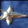 Vintage Silver Tone Marcasite Maple Leaf Brooch Image 6