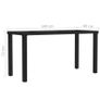 Dining Table Leg I Frame 140x60x72 cm Image 5