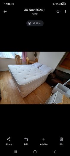 Bed Frame and Mattress
