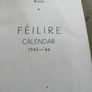 Ucc Feilire Calendar  1943/44 Image 2