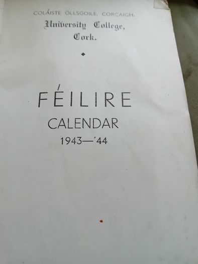 Ucc Feilire Calendar  1943/44