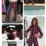 Amazing Zara Insta Famous Bloggers Limited Edition Pink Geo Print 3 Piece Suit, Blazer XL, Blouse XXL and Flare Trousers XL New with Tags Image 4