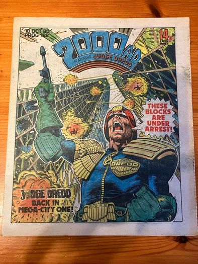 Comic: '2000AD' no. 182 (18/10/1980)