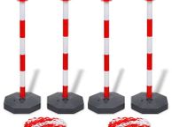 main image for ad Set of 4 Chain Posts and 2 Plastic Chians of 10 m Each