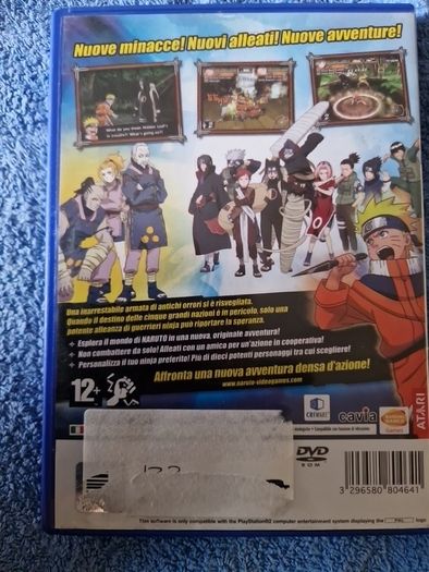 Naruto Uzumaki Chronicles 2 PlayStation2 Ps2 Games Original