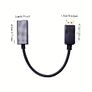DP to HDTV Adapter Cable - 4K HD USB-Powered DisplayPort to HDTV Converter for Desktop Laptop Graphics Card, External TV Projector, 360 Rotating DP to HDTV Adapter, Laptop Display Adapter, Sleek Metallic Finish, Highquality Cable Image 4