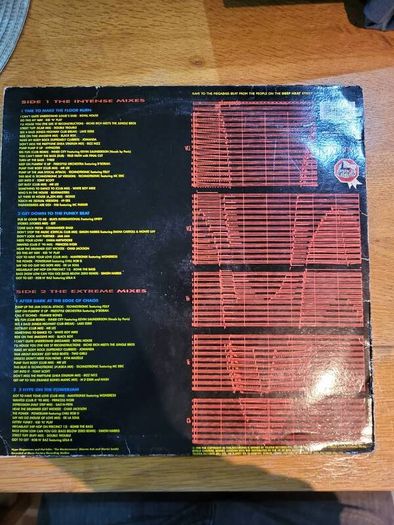Megabass The Ultimate Megamix Of The Hottest Club Hits 1990 Telstar Double LP With Inserts