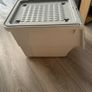 Stackable Storage Boxes on Wheels with Front Lid Plastic Storage Containers Image 4