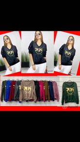 Velor sweatshirt