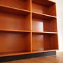 Mid Century Teak Open Shelving / Bookcase Vintage Retro 1960s Image 4