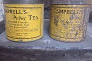 Vintage Campbell's Perfect Tea Tins (Dublin, Ireland) - Pair