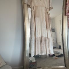 maxi dress broderie anglaise