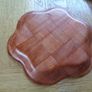 Woven Wooden Plates x 5 for Sale Image 3