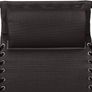 Foldable rocking chair with sun protection  black Image 4