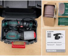 Parkside Disc Sander with Sanding Discs and Case
