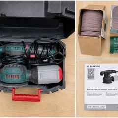 Parkside Disc Sander with Sanding Discs and Case